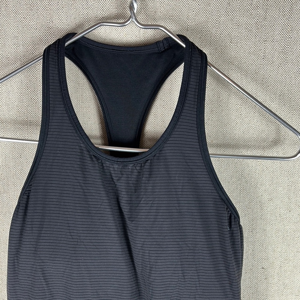 Lululemon > Black Racerback Rusche of Adrenaline Tank Top 4 - Picture 5 of 10